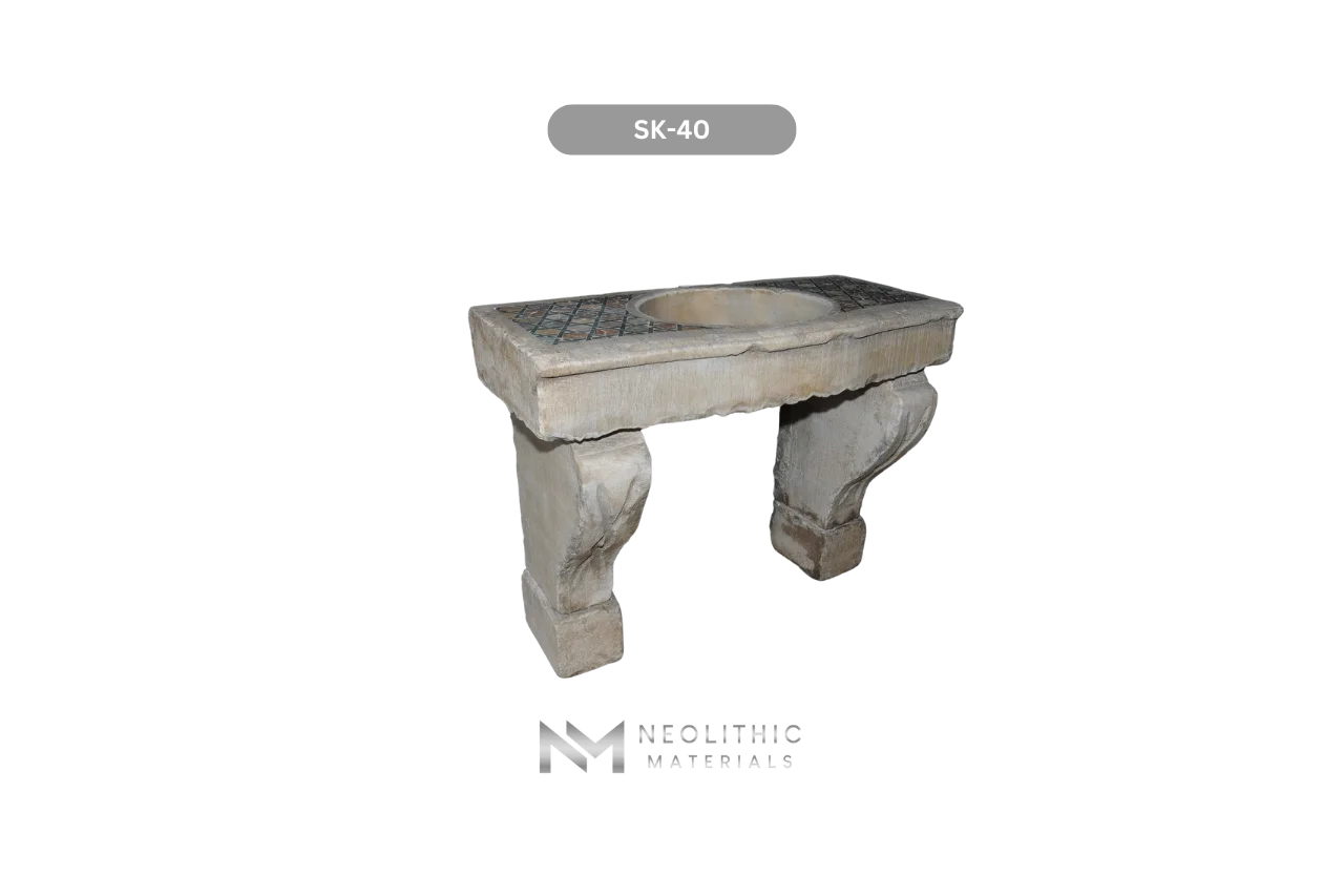 Marble Inlay Sink - Image 5